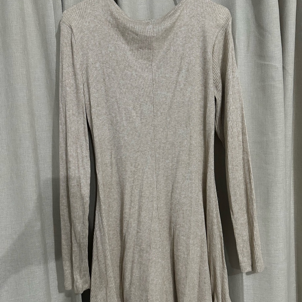 Wild Fable Tan Long-Sleeve Dress - Picture 4 of 4